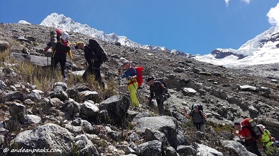 Morraine Camp Alpamayo