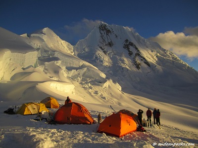 High Camp Alpamayo & Quitaraju